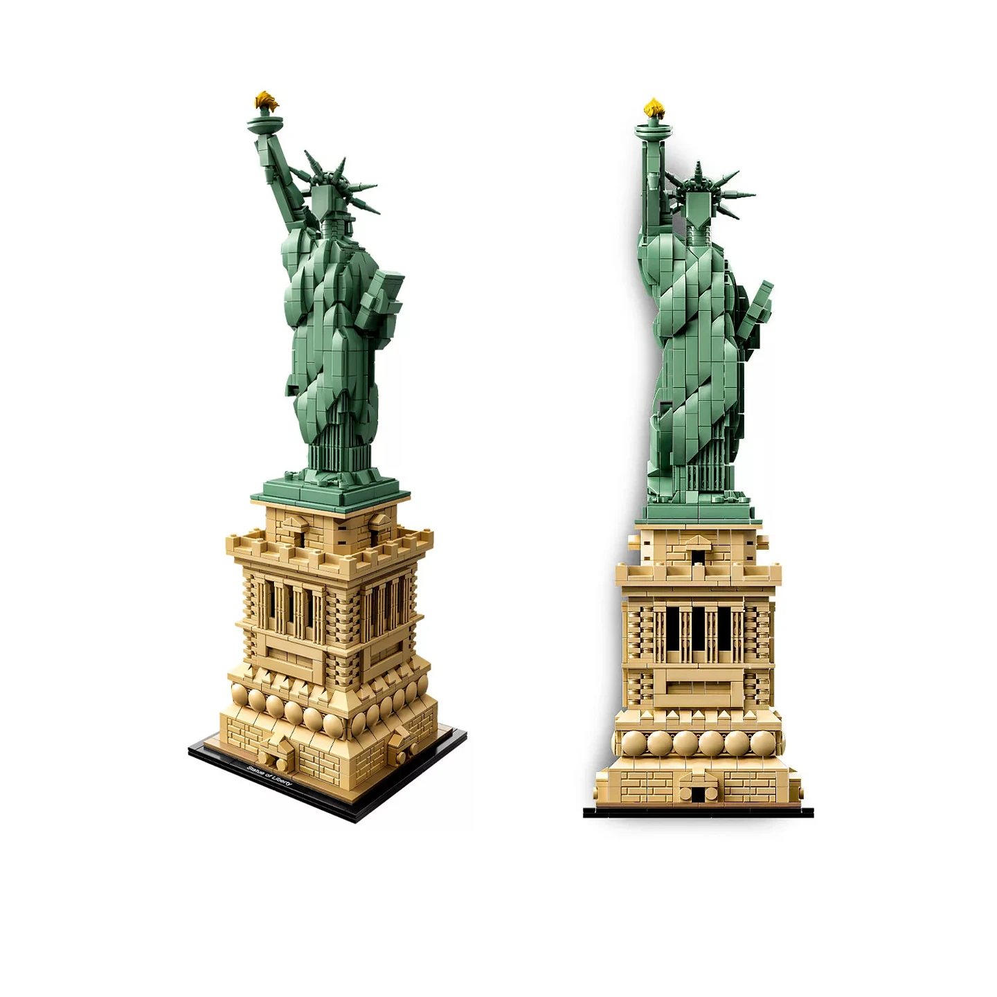 line Building Blos Toy Assembly Kit anghai Dubai Swan Castle Freedom Statue Tower Eonal nce Puzzle Blos