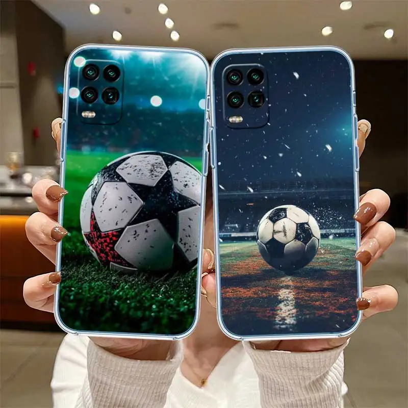 Sleek Football Soccer-Themed Phone Case