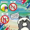 Simple Pattern Coloring Book for Adults - 24 Pages of Thick Paper with Bold, Vibrant Designs for Relaxation and Creativity 6