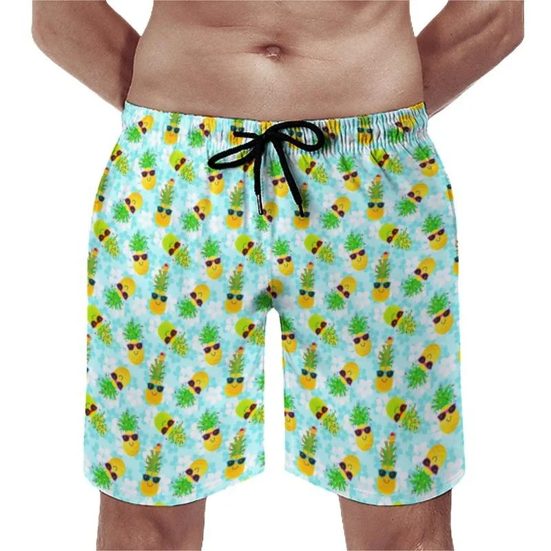 

Harajuku Summer New 3D Printed Tropical Fruit Pineapple Beach Shorts For Men Children Fashion Funny Pants Homber Swimming Shorts