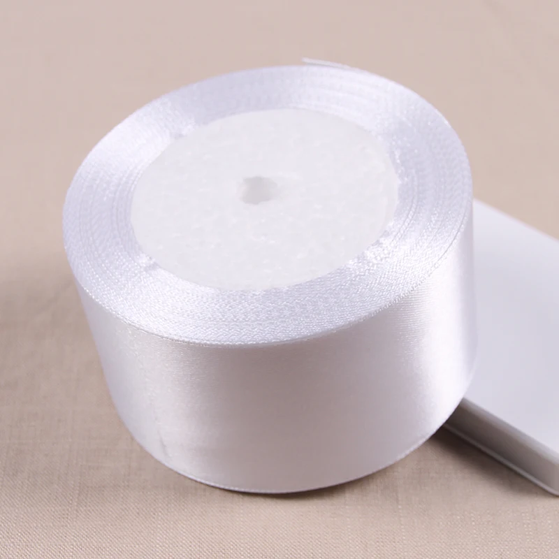 Satin Ribbons 6mm 10mm 15mm 20mm 25mm 40mm 50mm 22Meters/Roll Christmas Wedding Party Decoration Gift Wrapping