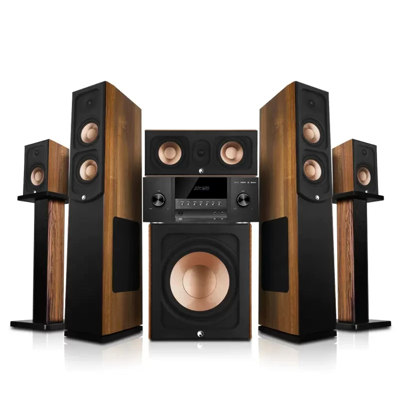 Nuovi Arrivi 5.1 Sistema Home Theater Surround Sound Subwoofer Hi-Fi Karaoke Sistema Home Theater