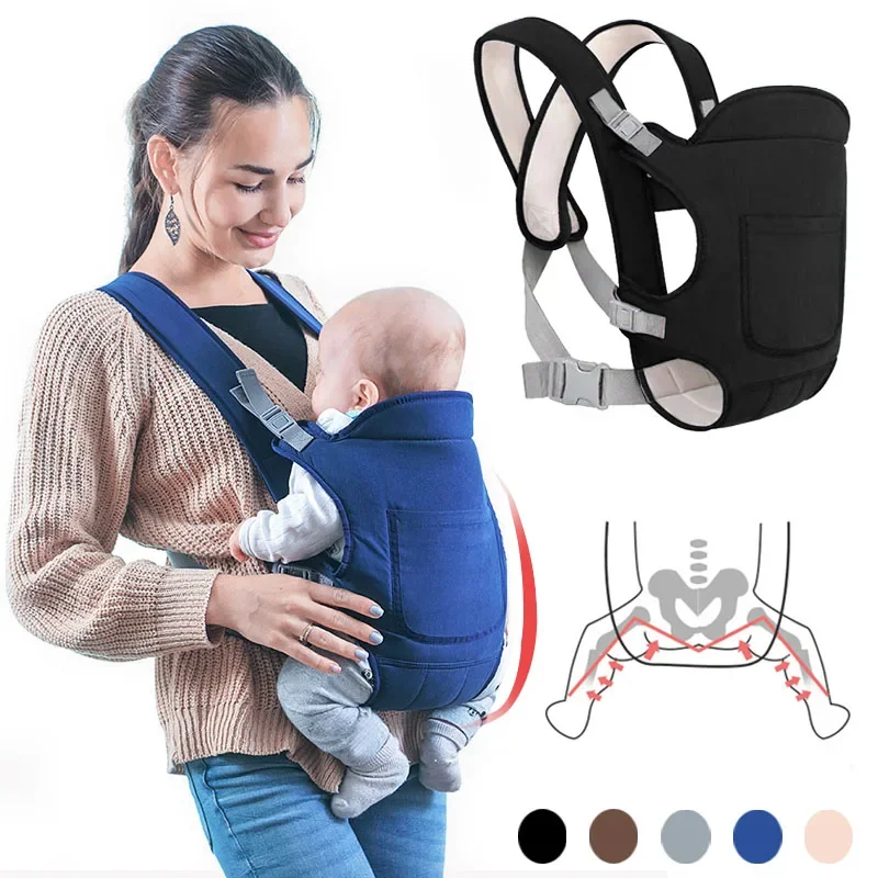 Baby Carrier Sling Baby Carrier Baby Going Out Safety Carrier Sling Multifunctional Shoulder Baby Carrier Four Methods Front and Back Versatile for All Seasons