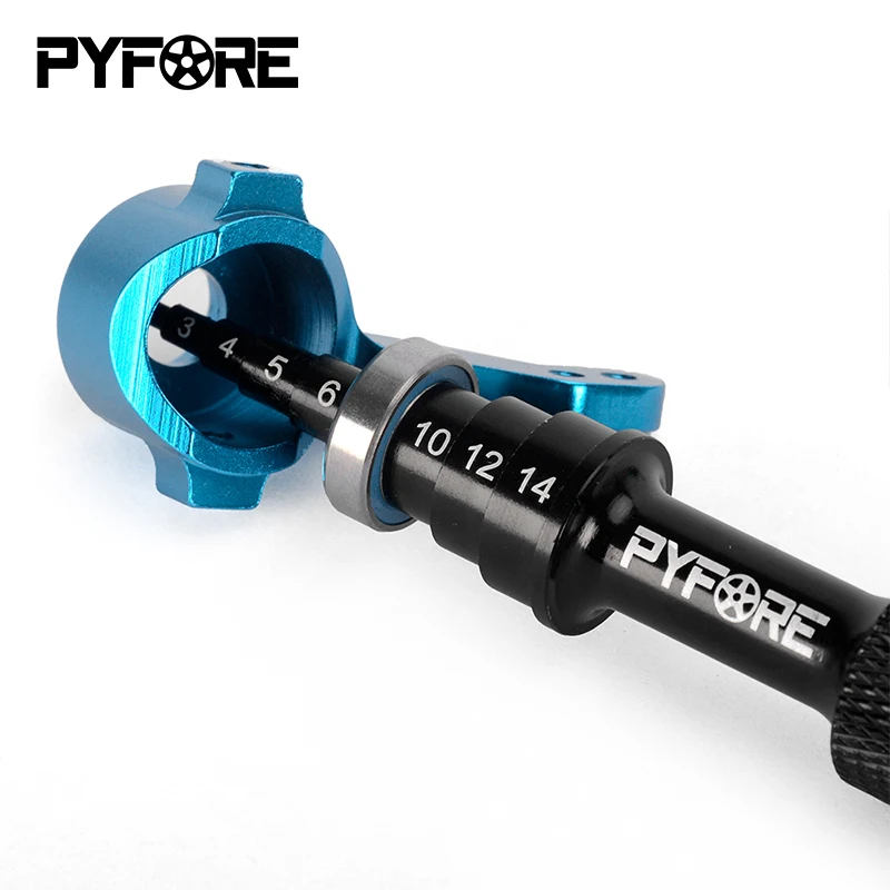Outil D'installation Et Démontage De Roulement Pour Modélisme RC - Extracteur Léger En Alliage, Poignée Creuse, Compatible Perceuse - Noir