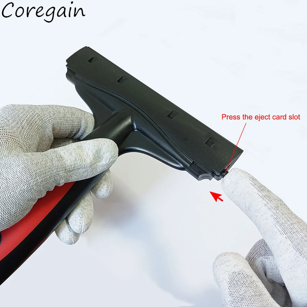 Car Sticker Razor Scraper Remover for Cleaning Stainless Steel Blade Vinyl Film Glue Window Ceramic Glass Oven Shovel Spatula razor blade scraper car sticker remover razor blade scrapers car film scraper car vinyl scraper glue removal scraper automotive film tools