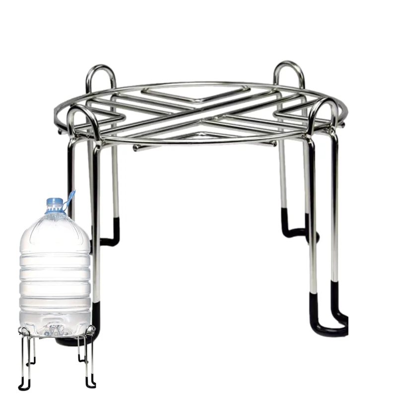 

Stainless Steel Water Filter Stand Non-Slip Countertop Metal Stand Detachable Tall Water Filter Stand for outdoor indoor