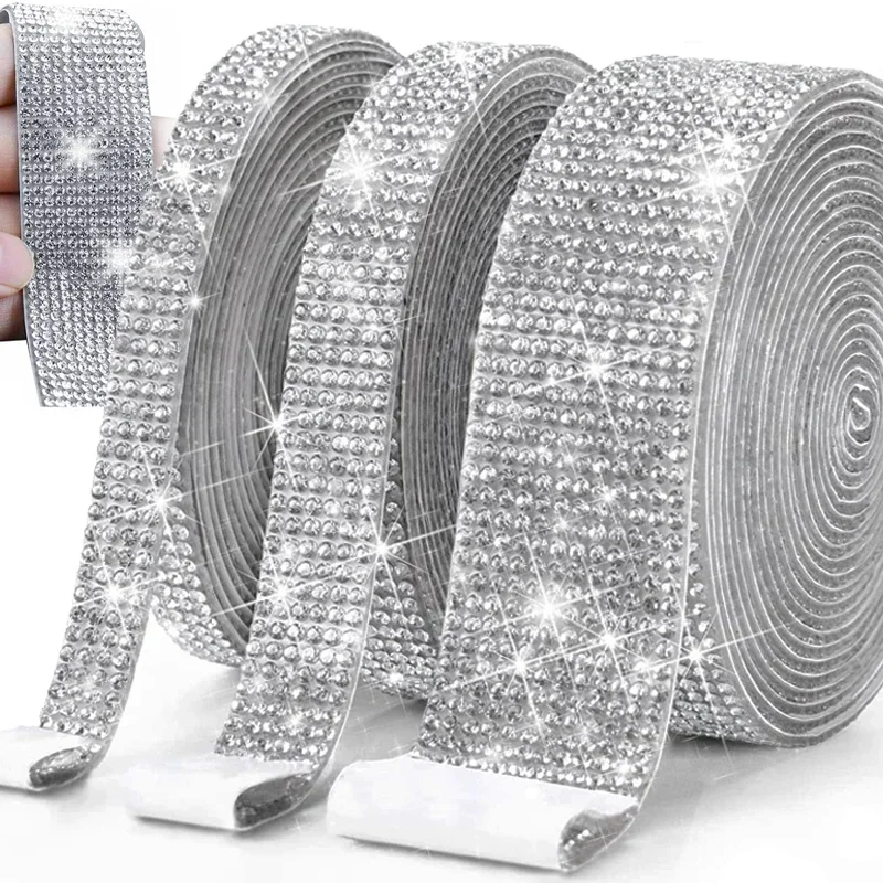 1Yard-Self-adhesive-Rhinestone-Sticker-Glitter-Crystals-Diamond-Ribbon ...