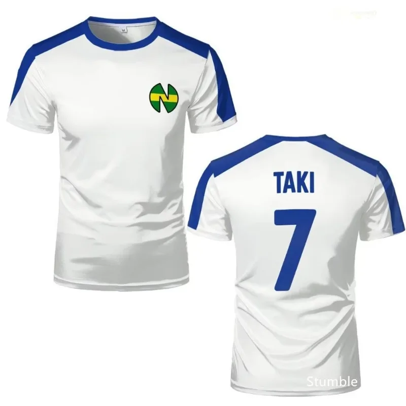 Maglie Sportive 2026 da Uomo Captain Tsubasa Anime Jersey Cosplay Top Larghi Uomo Donna Asciugatura Rapida Abbigliamento Sportivo Bambino - Image 3