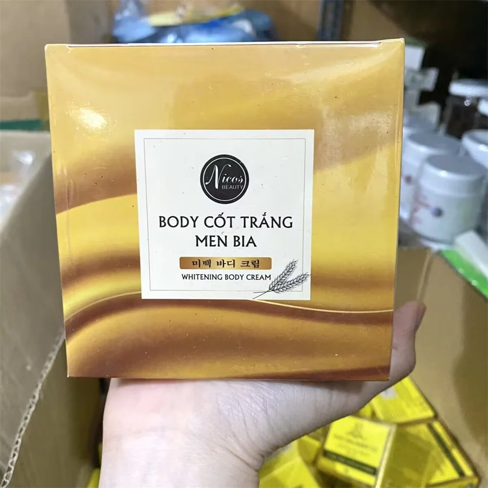 Kem Delsenng Trng Body Ct Trng Men Bia Nicos 150g trng s&aacute;ng chuy&ecirc;n s&acirc;u, dtisteng mm, mn, blanqueamiento corporal hidratante suav