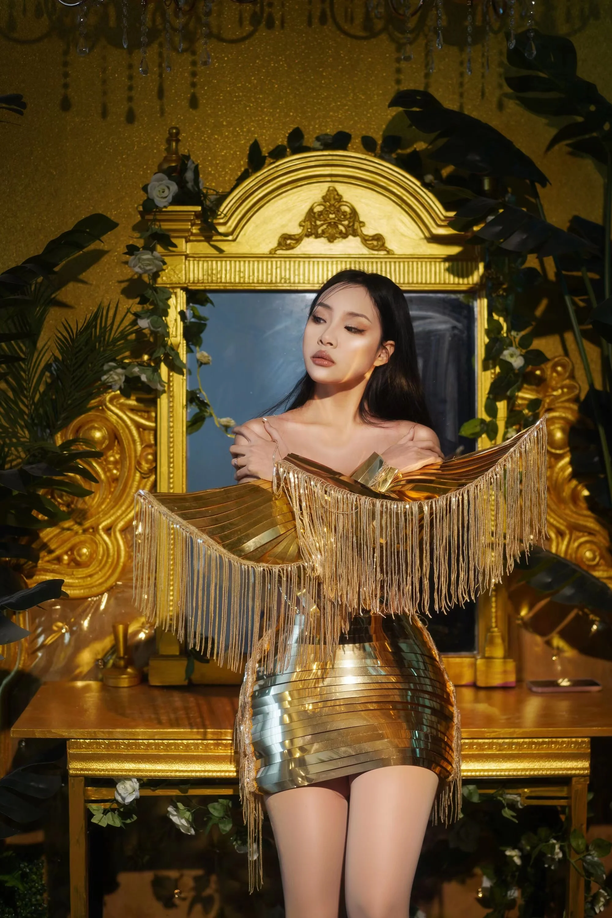 Рисунок 5 - Женское платье с крупными рукавами