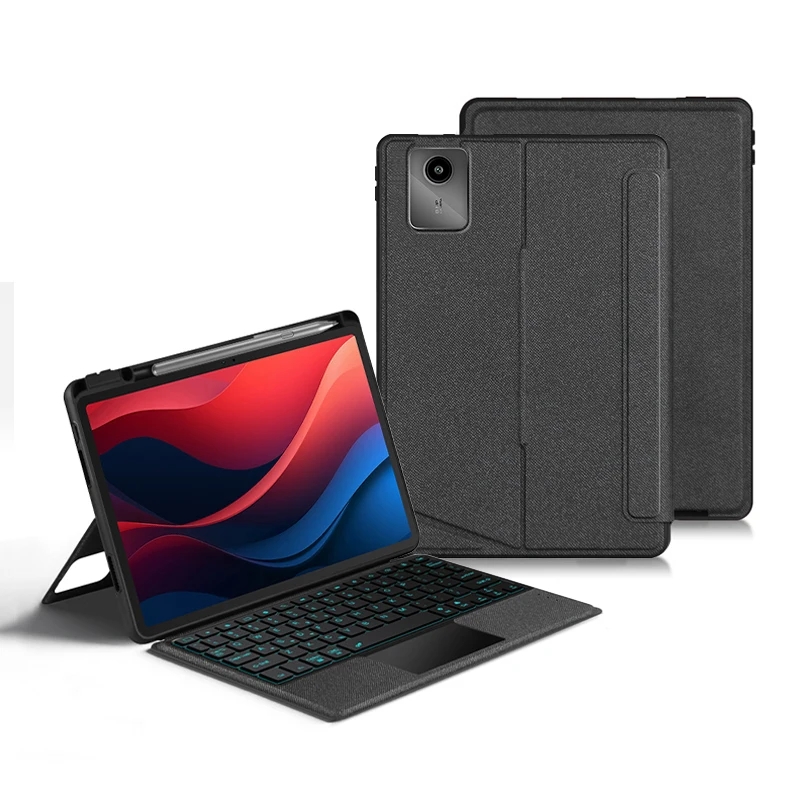 Capa Teclado Mágico para Lenovo Xiaoxin Pad Tablet Espanhol Smart Cover Espanhol Tab M11 Tb331fc Tb330fu 11 2024 - Imagem 3
