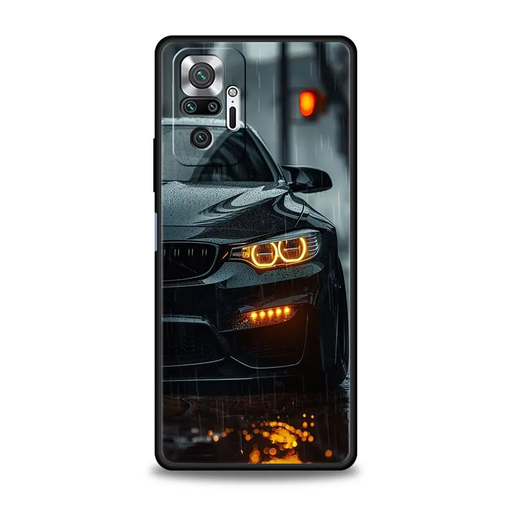 Sleek Super Car Sport Phone Case - Premium Black Cover