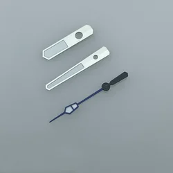 Elegant Luminous Watch Hands in Silver, Gold, Rose Gold, and Green Tones (Sliver - Blue)