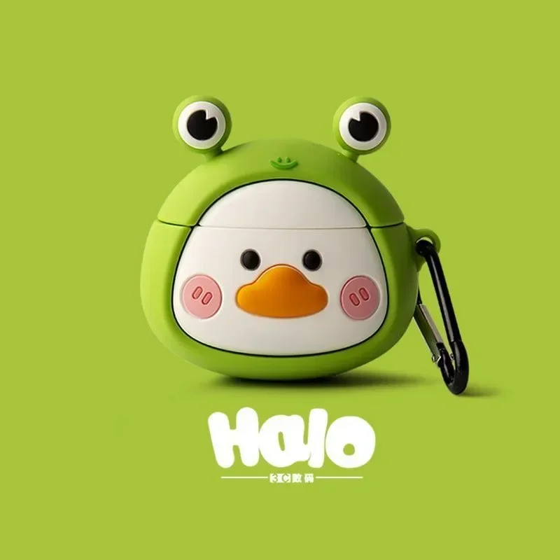 Cute 3D Cartoon Silicone Case Cover for Earphone Charging Box Accessories