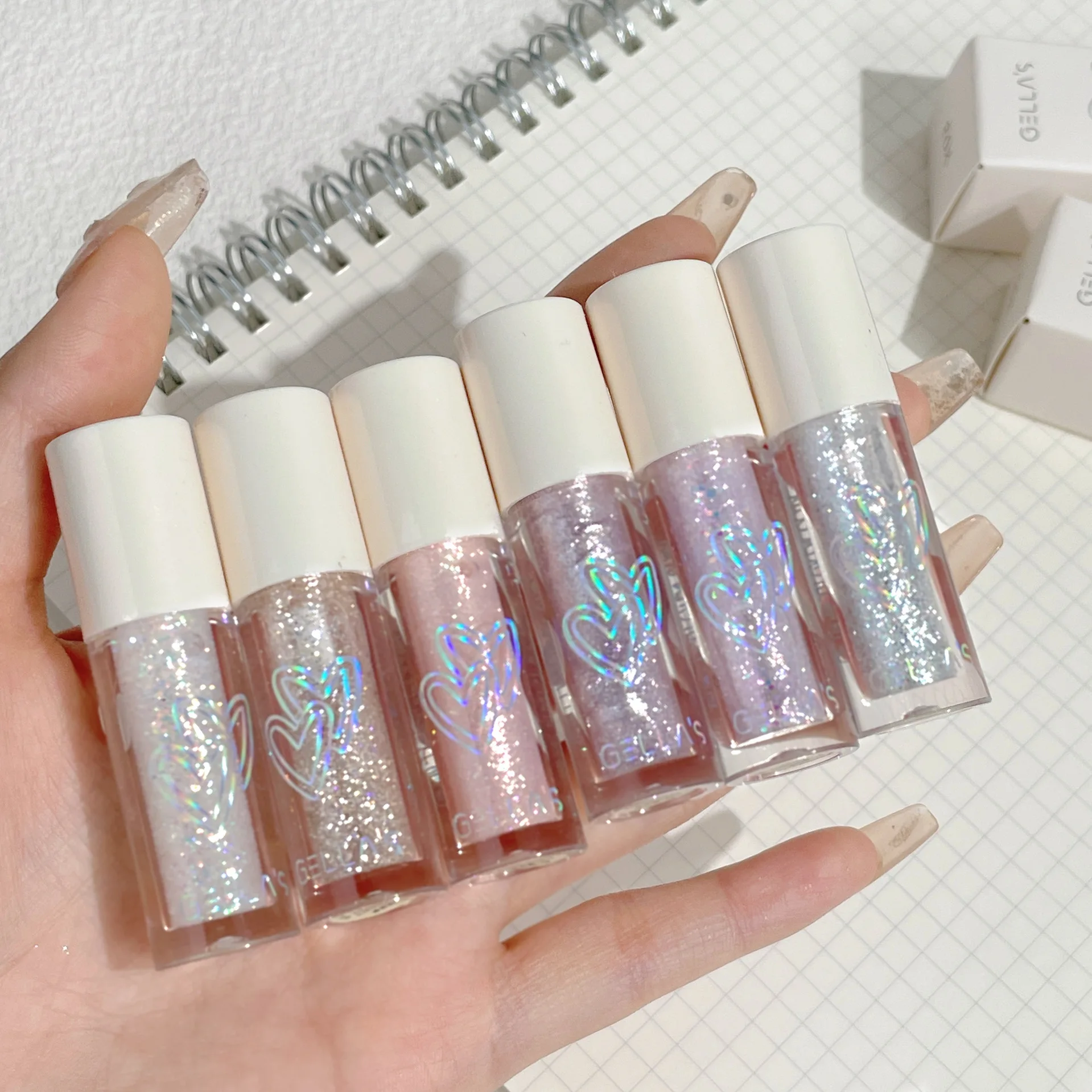 Liquid Eyeliner Liquid Eyeshadow Eyeshadow Eyeliner Liquid Glitter Eyeshadow Diamond Shiny Silver Eye Liners Waterproof Flash Sequins Gel Lying Silkworm Brightening Makeup Tools
