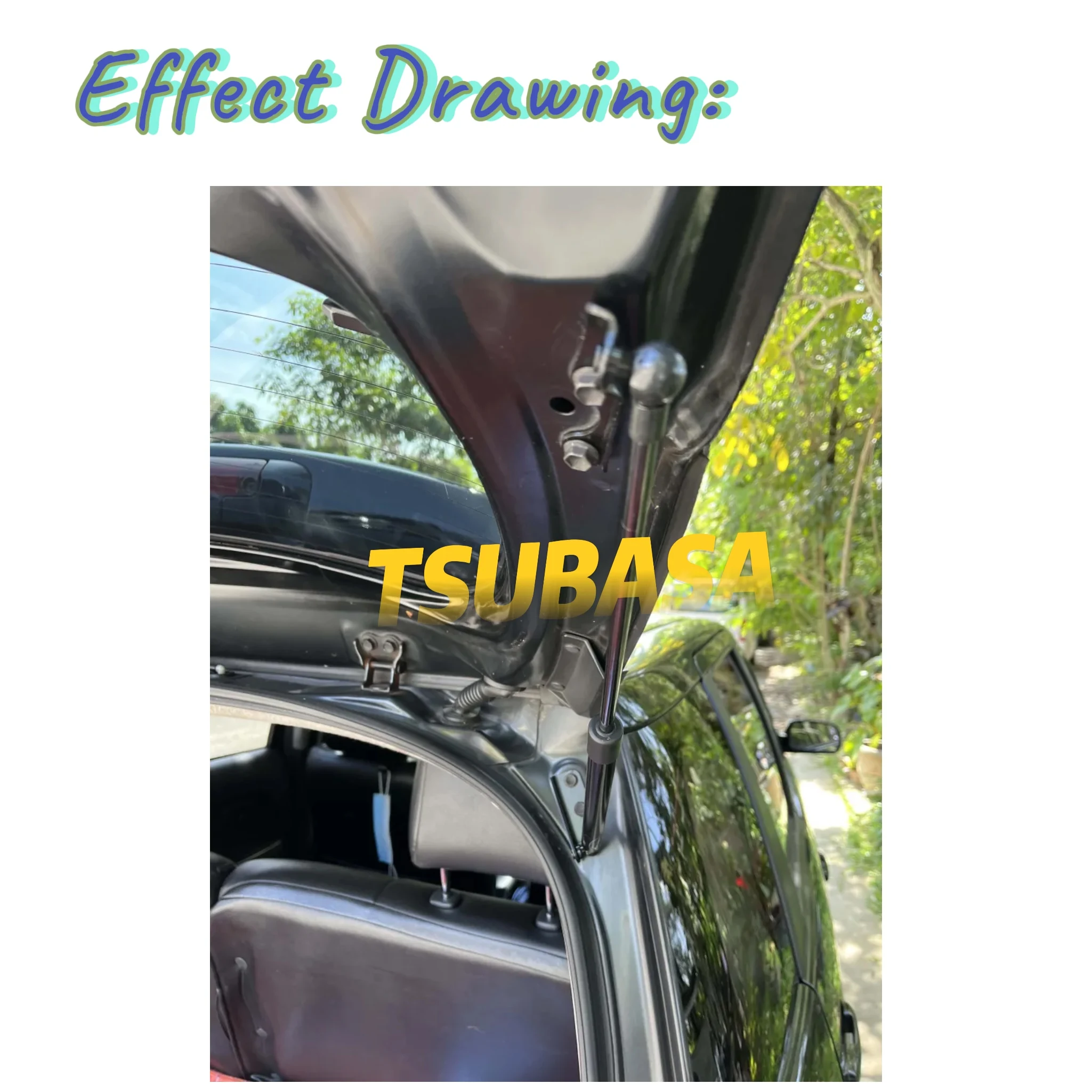 Soportes De Elevación De Camiones Puntales Amortiguadores Muelles Amortiguadores Portón Trasero Carg