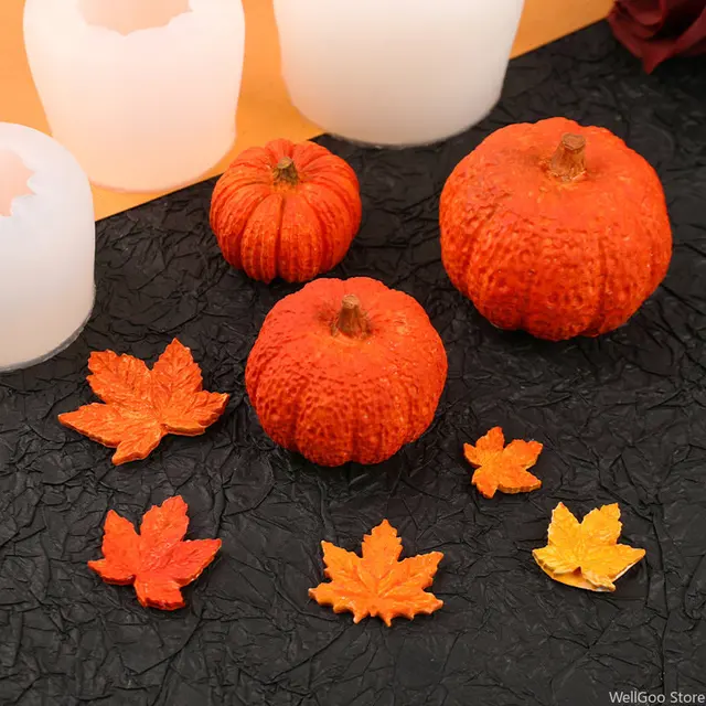 Tök Szilikon Penész Halloween Témájú Sütemény Desszertkészítő Eszköz 3D Fondant Szerszám Háztartási Tészta Dekoratív Kiegészítő - Image 2