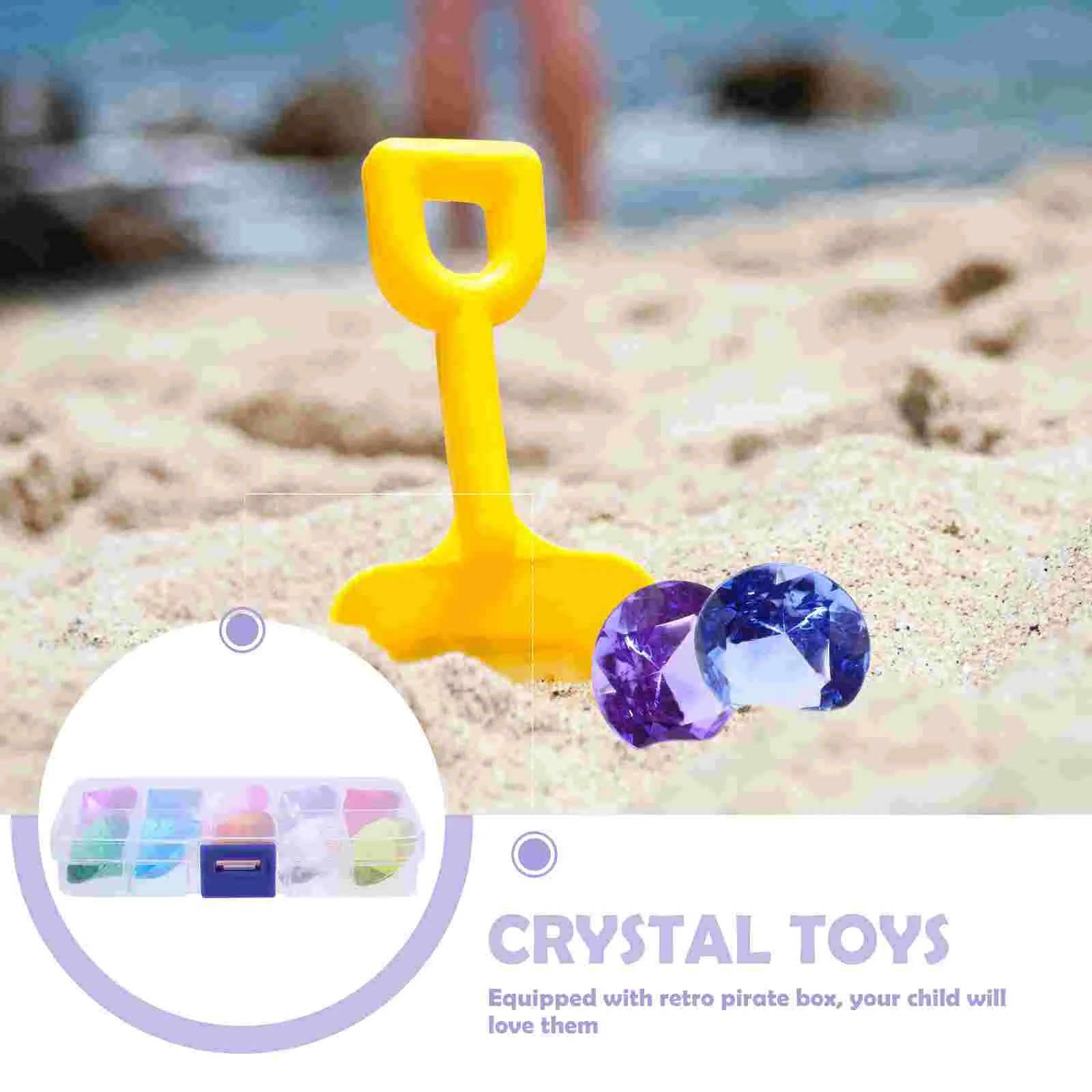Diamond Toys for Girls Kids DIY Props Gems Animal Children Wooden Accessories Plastic