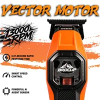 BRDCLIP Tondeuse homme Professionnel Rasoir électrique homme Tondeuse à cheveux Professionnelle Tondeuse à barbe Rechargeable 13 000 tr/min Tondeuse à cheveux LED Métal Tondeuse pour hommes BRD-2601 2602 2603 4