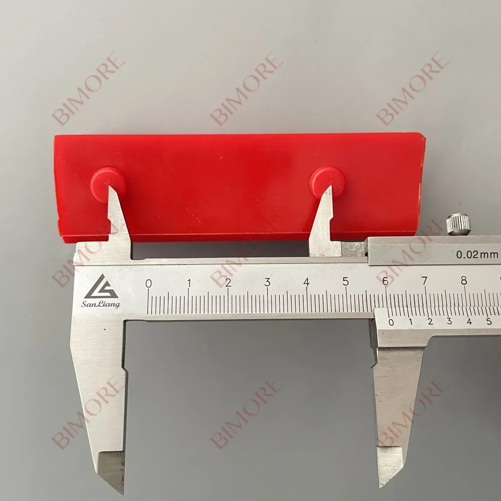 10pcs 100*10 Elevator Guide Shoe Insert Liner Red L100mm Groove Width 10mm Lifts Components Accessory
