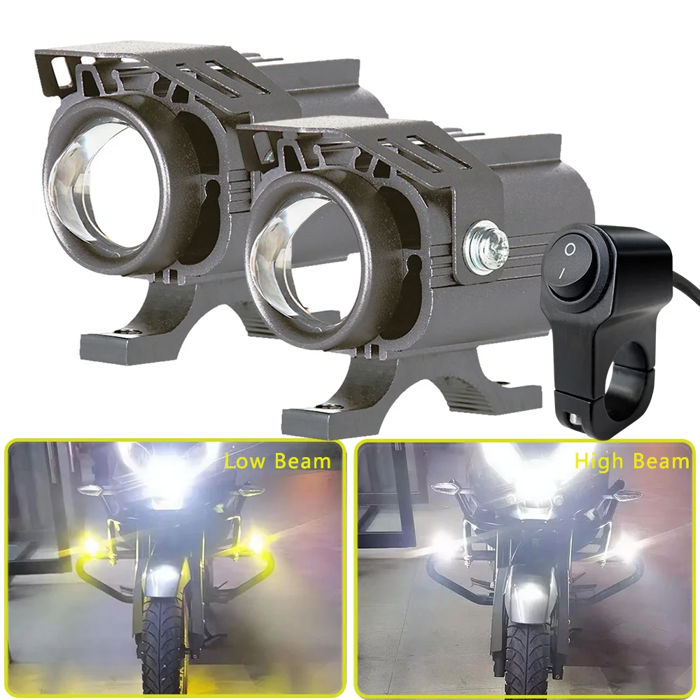 Fari A Led Per Faretti Moto Fendinebbia Per Yamaha Mt 03 Vstar Raptor 350 Yzf600R Mt 09 Vstar 650 R6 2018 X Max