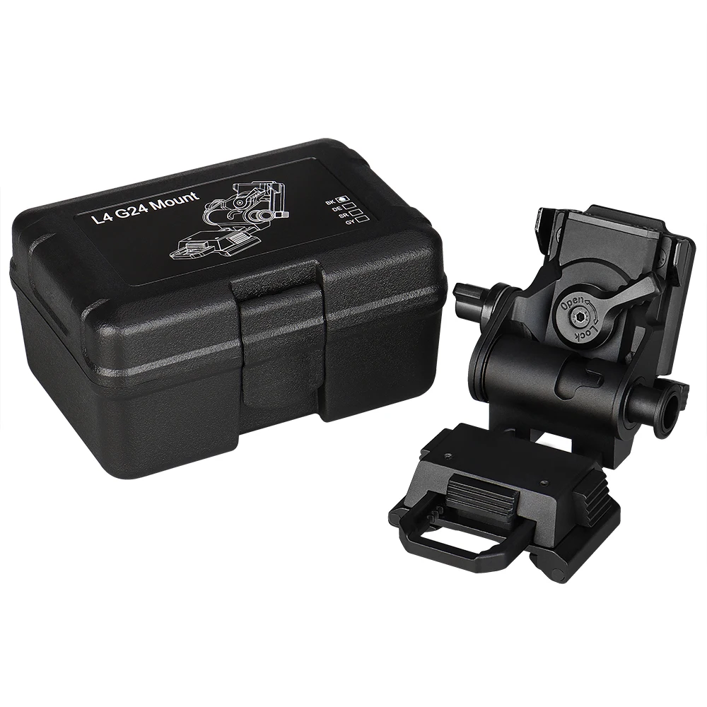 Metal L4G24 Night-vision goggles stent skip Rhino NVG arms mount for L4 G24 Mounting Helmet CNC Fast OPS PJ MH BJ