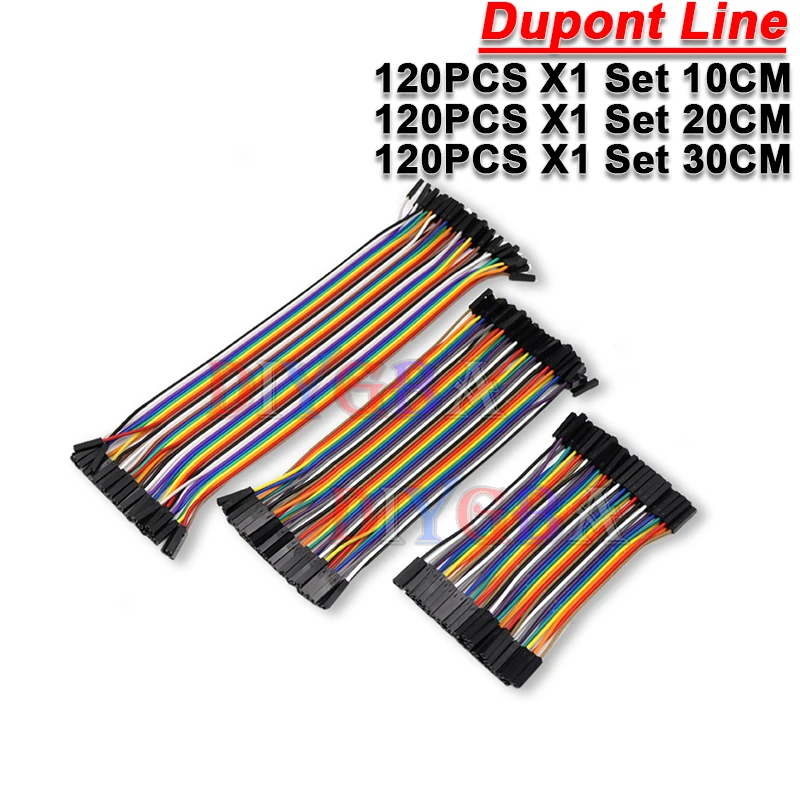 40Pin Dupont Line 10Cm 20Cm 30Cm Maschio A Maschio + Femmina A Maschio E Femmina A Femmina Jumper Dupont Wire Cable Per Arduino Kit Fai Da Te