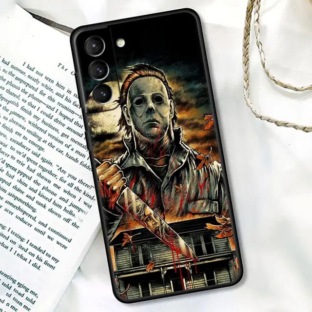  Funda de doble capa para Apple iPhone 14 Pro Max Classic  Haunted Horror Halloween Nightmare Characters Spider Webs : Celulares y  Accesorios