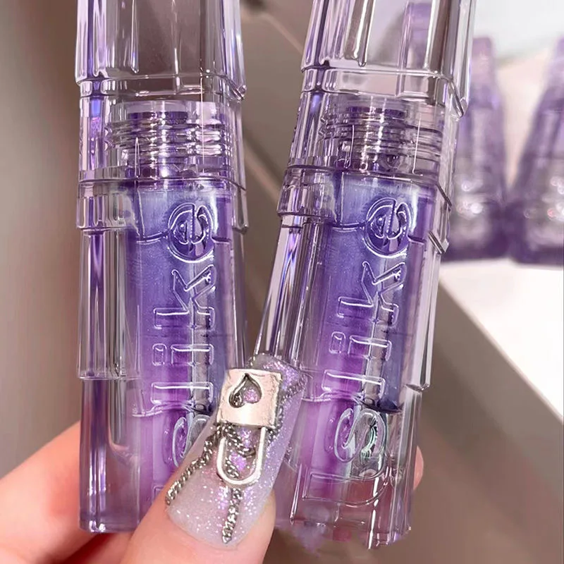 Water light series lip glaze moisturizing long-lasting whitening lipstick lip gloss fine flash water light mirror glass glaz