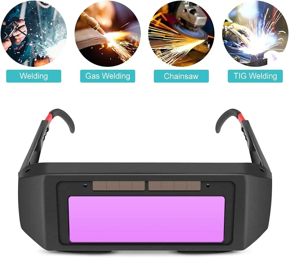 Welding Glasses Automatic Solar Automatic Darkening Safety Glasses TIG MIG MMA Welding Goggles Welder Glasses Protective Tools