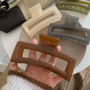 여아용 오버사이즈 헤어 클립, 간단하고 다용도, 13cm 상품 이미지