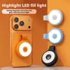 Selfie Light Magnetic Selfie Ring Light For Magsafe Smartphone Magnetic Fill Light Lamp Pocket Selfie Light for iPhone Samsung