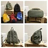 Canvas Women's Backpack Vintage Shoulders Bag College Knapsack Patchwork Packbag Travel Rucksack Student Mochila Y2K Book Bag 4