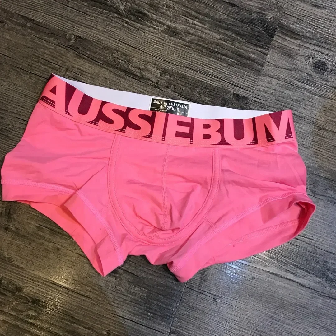 Wide brim candy color men's underwear four corner boxer underwear breathable elastic fiber 4