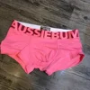 Wide brim candy color men's underwear four corner boxer underwear breathable elastic fiber 4