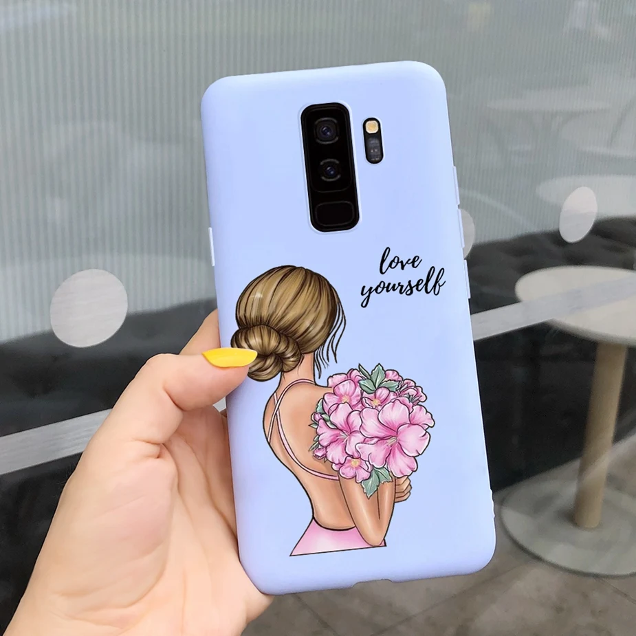 Cute Fashion Cartoon Girls Silicone Soft TPU Phone Case Cover
