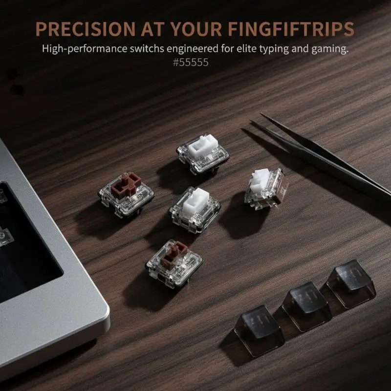 SXH 5Pcs G913 G915 G813 G815 키보드 수리 부품 용 로우 프로파일 키보드 스위치 화이트 브라운 레드 스위치
