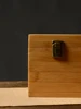 Bamboo Tea Figue Handicraft Article Storage Box, Gift Packing, Luxury Goods, Square, Rectangle 2