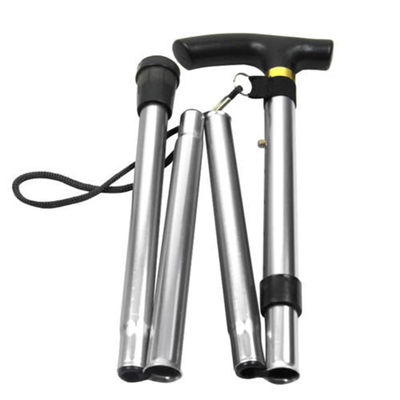 Adjustable Walking Poles For Elderly Adjustable Walking Poles Walking Sticks Mountaineering Staff Staff Tip Tungsten Steel Staff 3