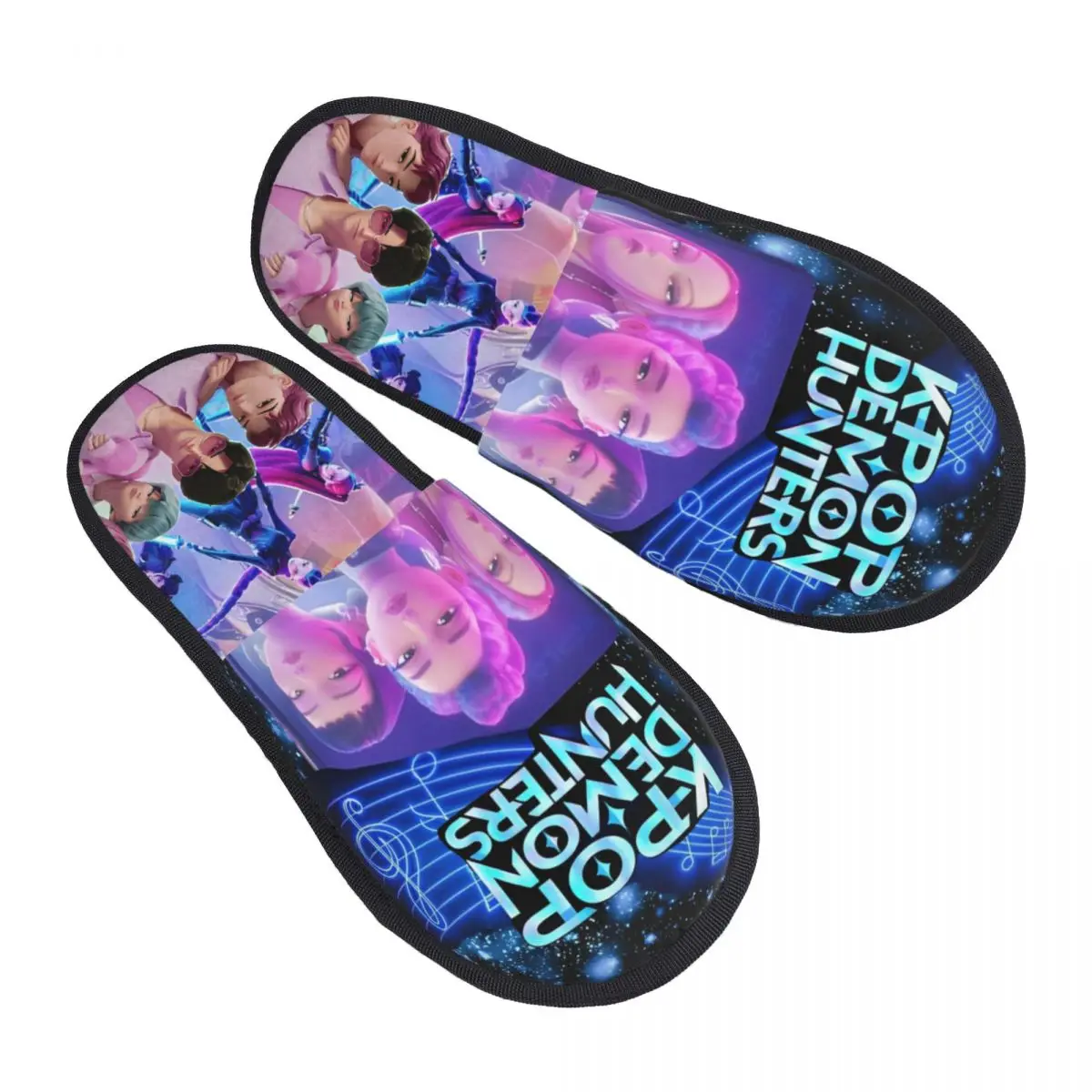 K-Pop Demon Hunters Indoor Slippers w/ Memory Foam 1