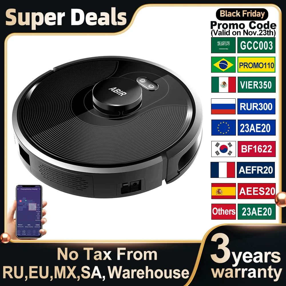 RobotVacuumCleanerABIRX8LaserLidar6500paSuctionMultiFloorMapUVLampTOFWisdom.jpg