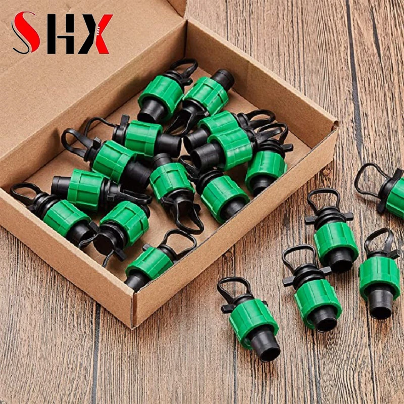 2/5/10 Pieces Drip Irrigation Tubing Lock Plug 1/2 Universal End Cap