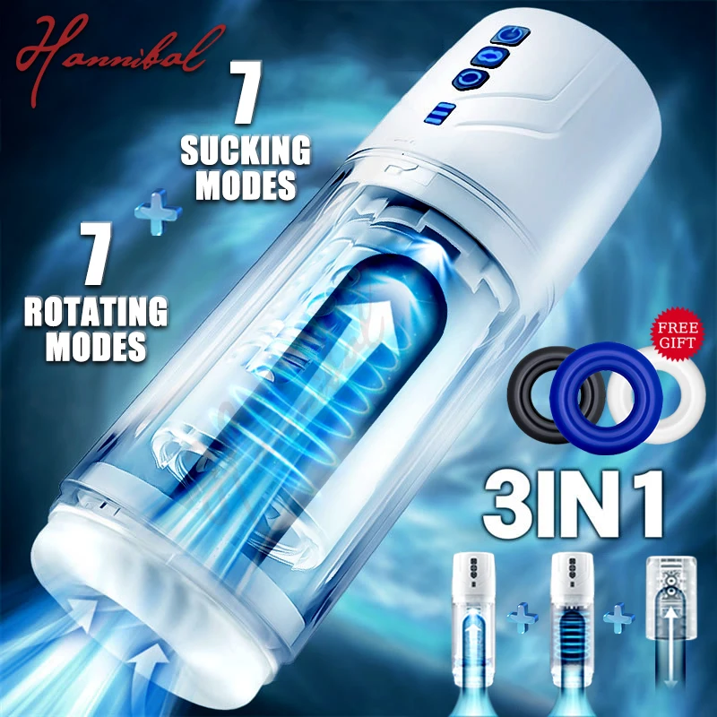 Hannibal automatische Mastur bator für Männer Blowjob Maschine ...