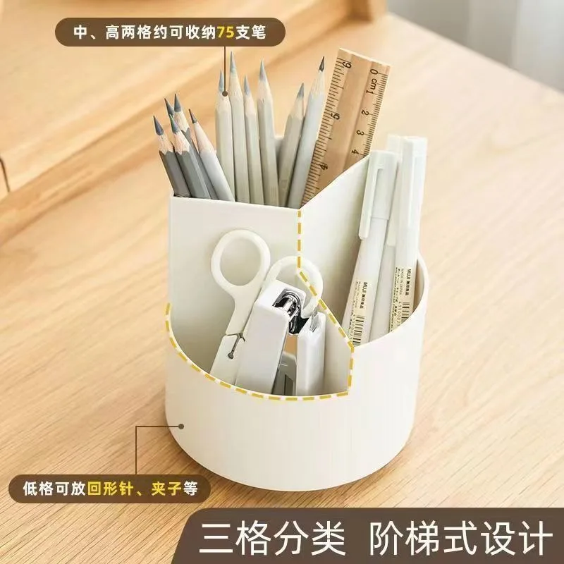 360 ° 회전 메이크업 브러쉬 거치대 화장품 보관함, 메이크업 정리함, 립스틱 메이크업 용기, 화장대 정리함