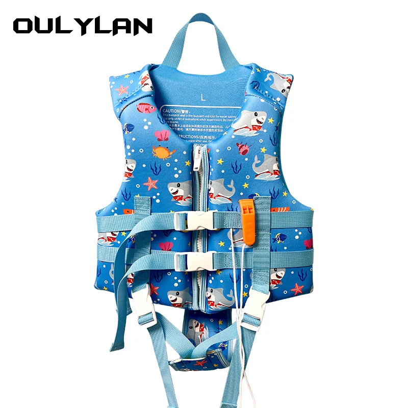 

Oulylan Buoyancy Vest Child Vest Swimmer Jackets Life for Kids Jet Ski Boating Surfing Sailing Water Sports Swimming Supplies