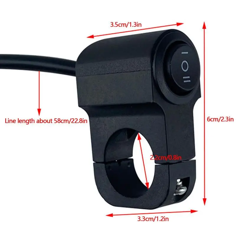 Headlight Strobe Momentary Switch Button Aluminum Alloy Interruptor Moto  Parts 85DF - AliExpress