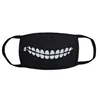 1PCS Black Bilayer Cotton Heart Anime Mouth Mask Anti Haze Dust Washable Reusable  Dustproof Mouth-muffle Winter Warm Mask 5