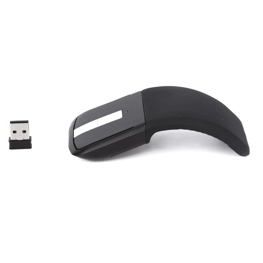 2.4G Wireless Mouse 1600DPI USB Arc Mouse Ergonomic Foldable For iPad Mac Tablet Macbook Air/Pro PC Laptop