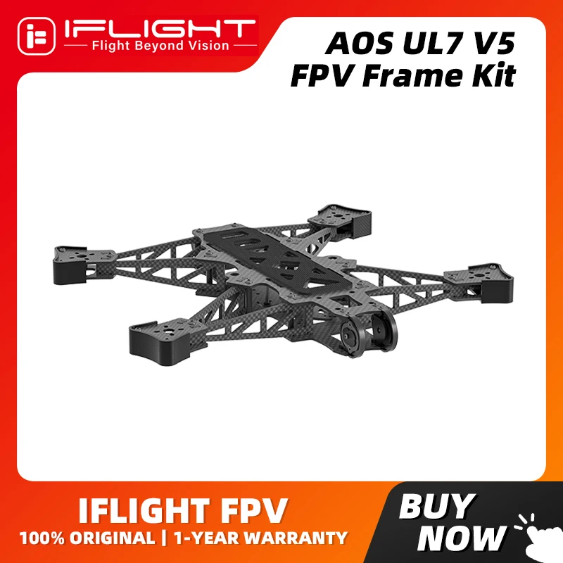 AOS UL7 V5 Frame Kit 7" FPV Drone Course Ultra Léger Rigide