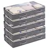 1PC Large Underbed Storage Bag Dustproof Foldable Fabric Storage Bags Nonwoven Moisture-proof Zipped Organizer Shoes Clothes 5